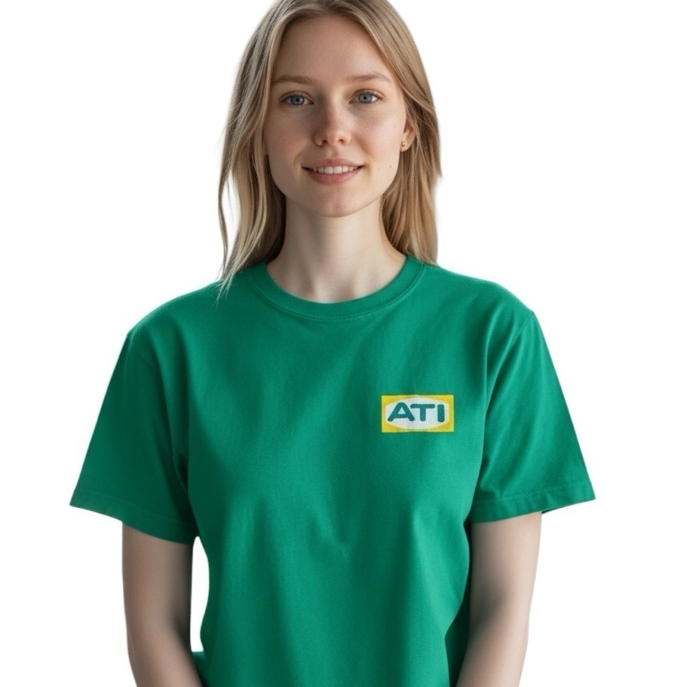 VTG ATI shirt boys homeschool cult single stitch 1980s tee Duggar green tshirt